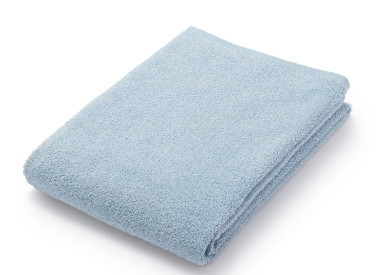 SOFT THIN LARGE BATH TOWEL 70*140CM BLUE